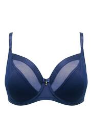 Pour Moi Blue Non Padded Viva Luxe Underwired Bra - Image 3 of 4