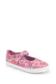 Start Rite Busy Lizzie Pink Floral Canvas Riptape Shoes - Image 2 of 5