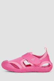 JoJo Maman Bébé Pink Floral Print Beach & Swim Sandals - Image 4 of 4