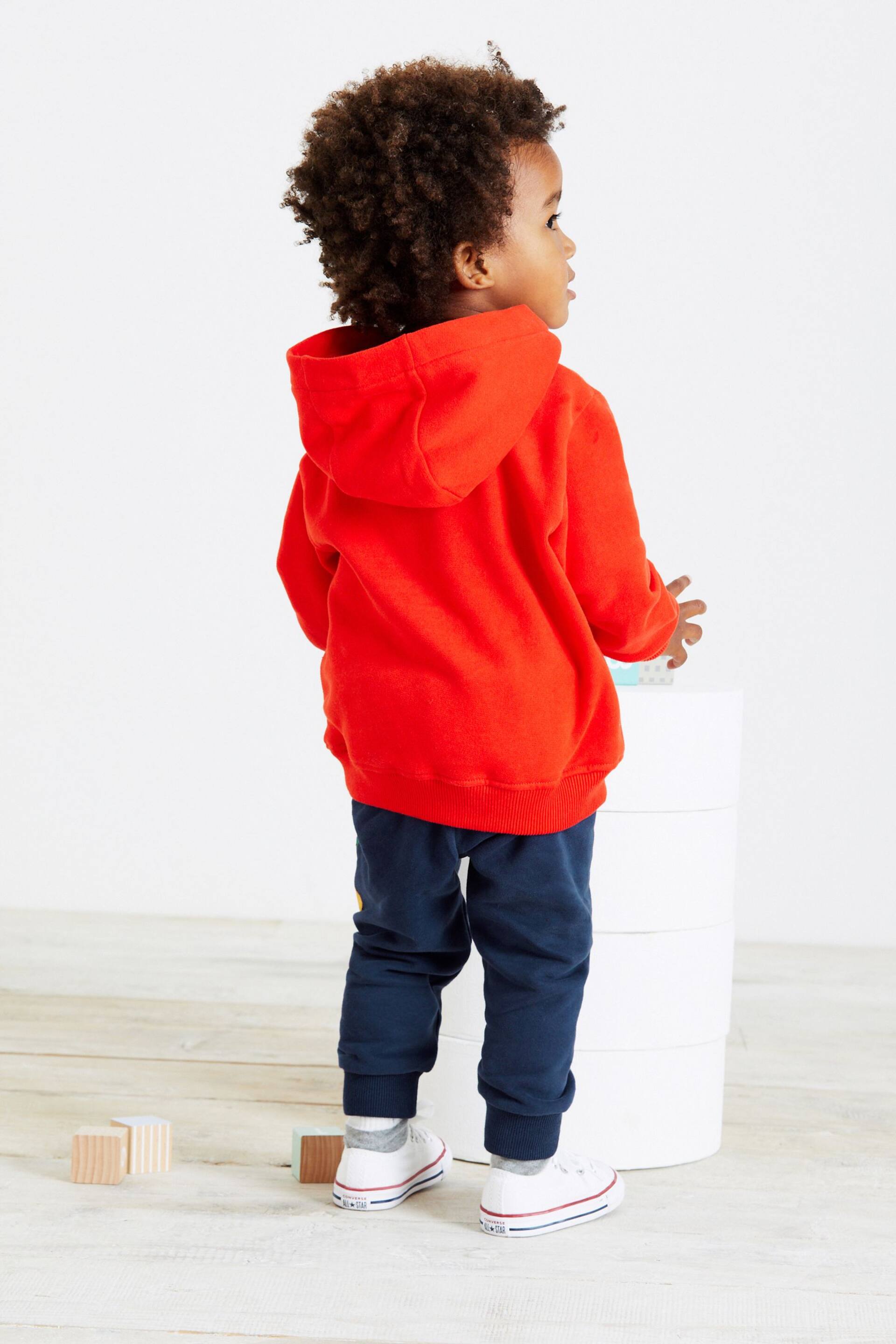Red Digger Character Hoodie And Joggers Set (3mths-7yrs) - Image 2 of 5