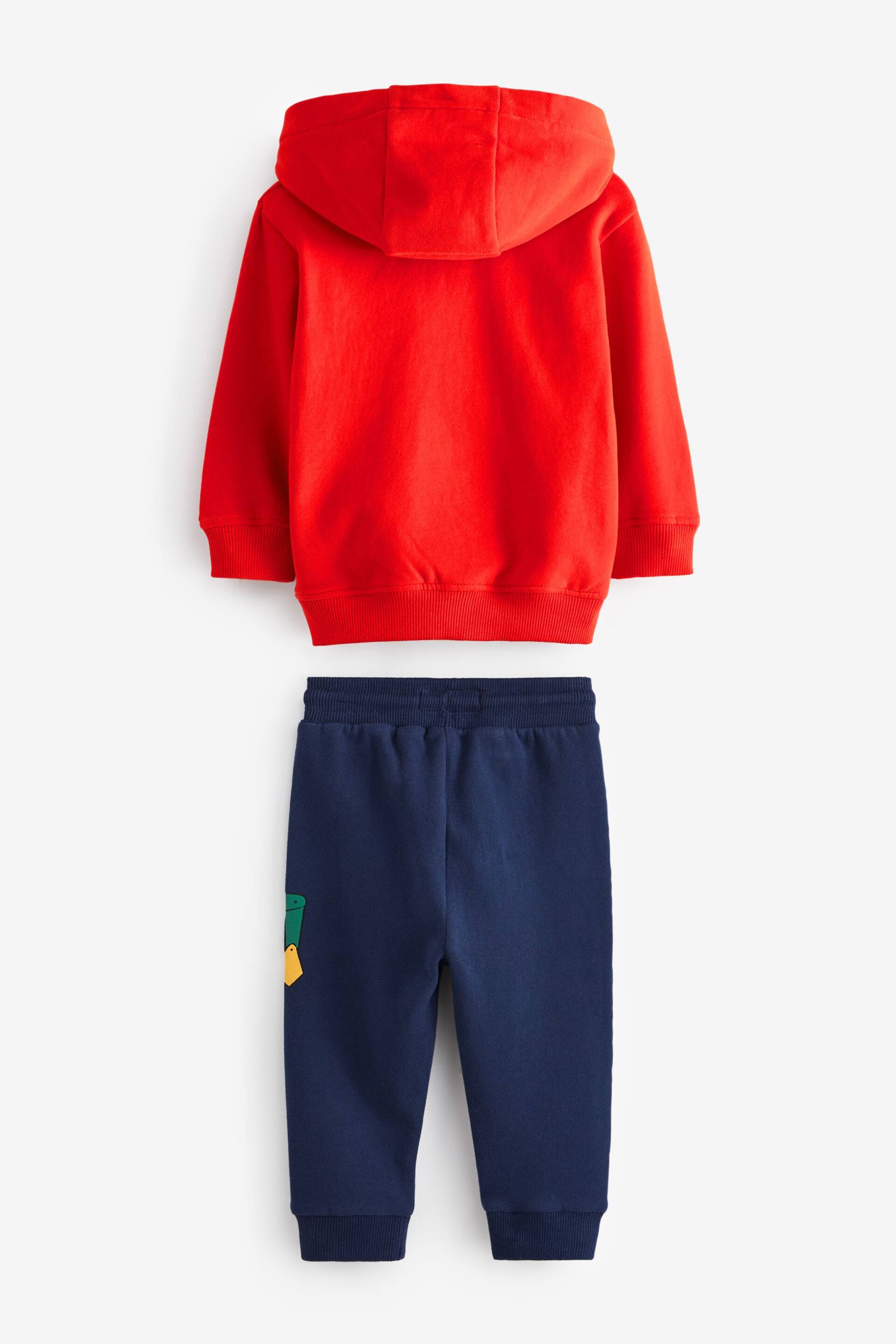 Red Digger Character Hoodie And Joggers Set (3mths-7yrs) - Image 5 of 5