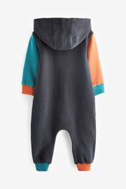 Navy Colourblock Jersey All-in-One (3mths-7yrs) - Image 3 of 5