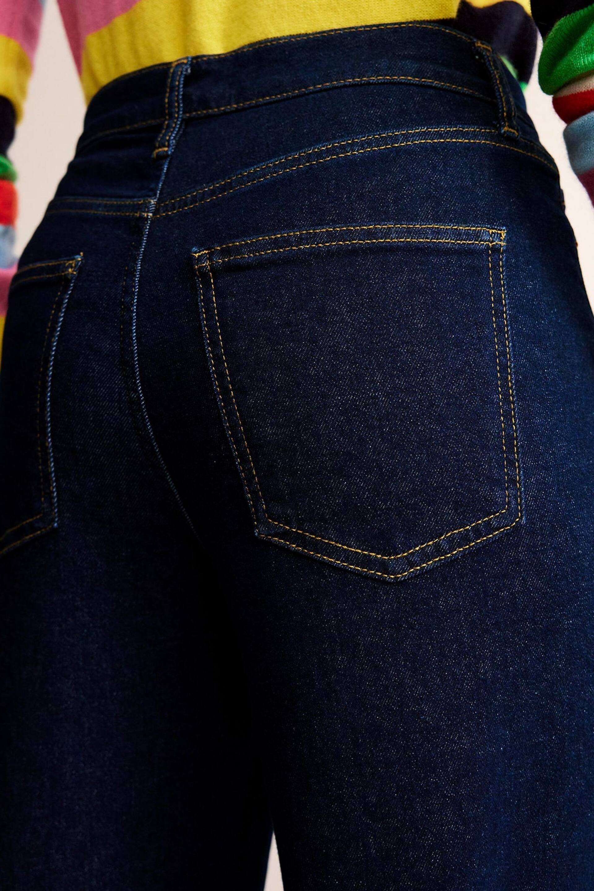 Boden Blue High Rise Wide Leg Jeans - Image 3 of 4