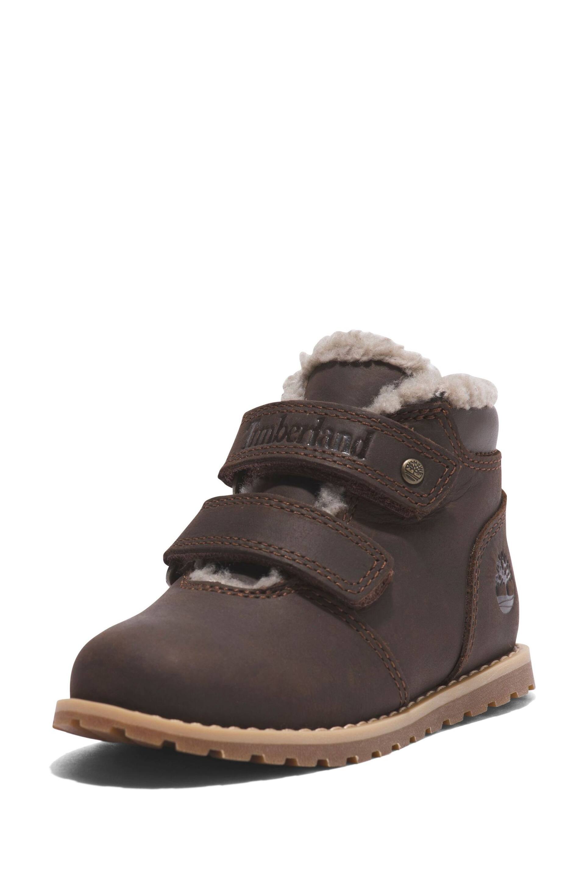Timberland Pokey Pine Warm Lined Hook and Loop Boots - Image 2 of 4