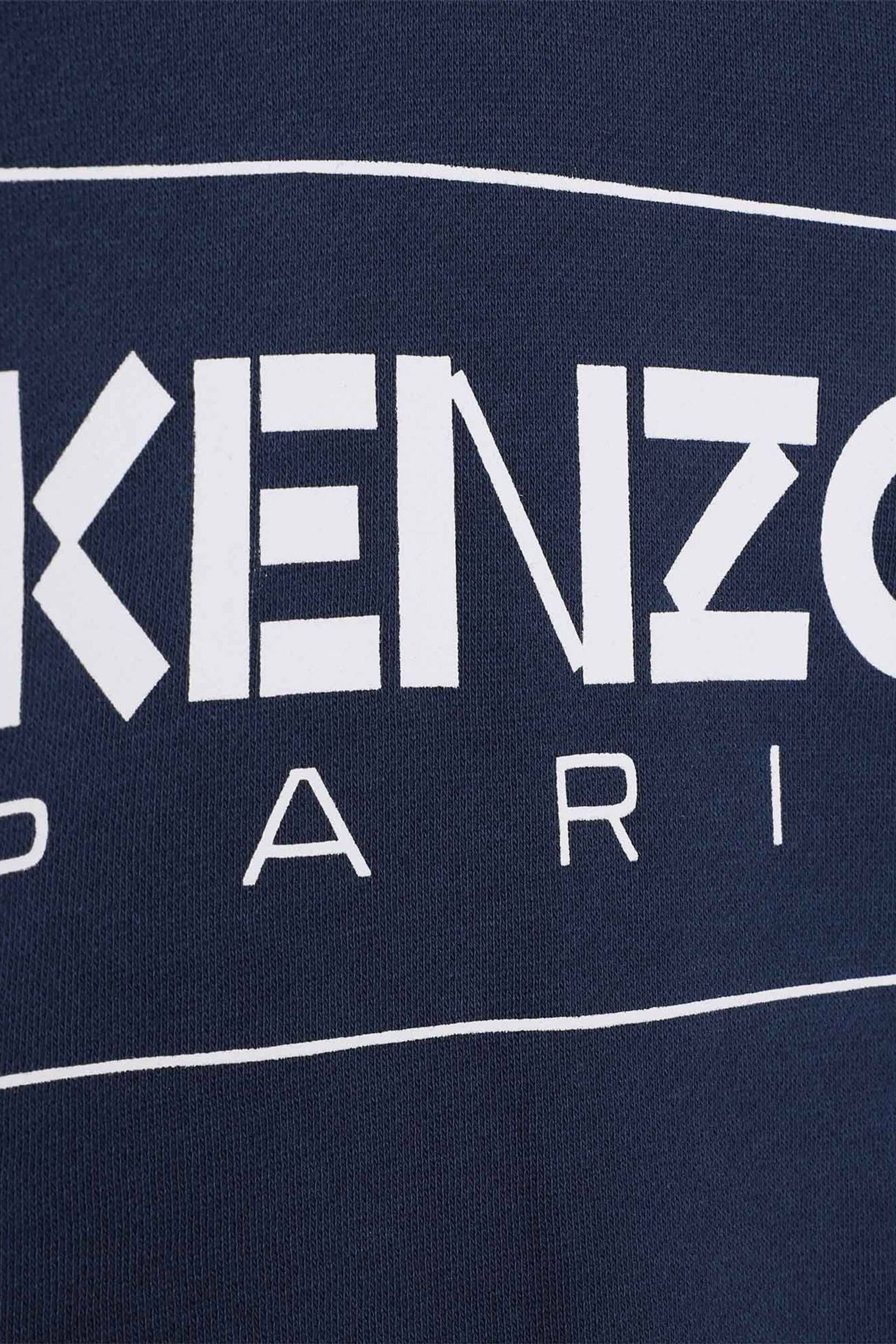 KENZO KIDS Navy Blue Logo Sweatshirt - Image 3 of 3