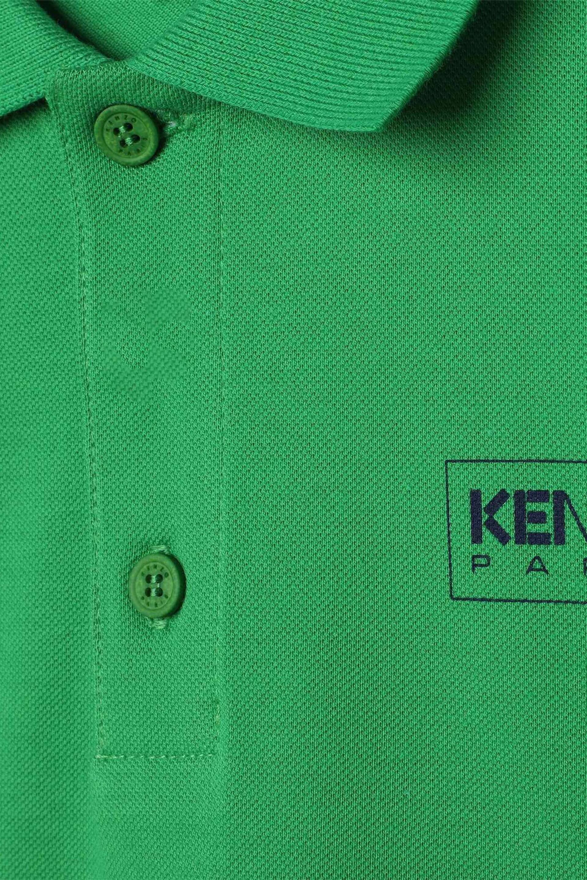 KENZO KIDS Green Logo Poloshirt - Image 5 of 5