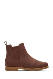 TOMS Kids Charlie Nubuck Brown Boots - Image 1 of 4