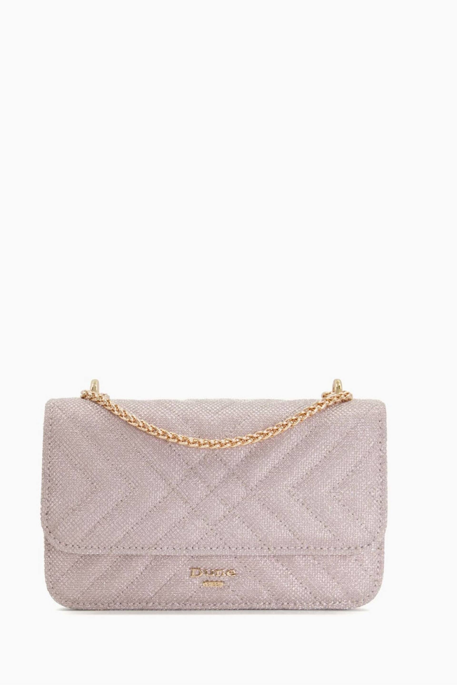 Dune London Purple Edorchie Quilted Shoulder Bag - Image 1 of 4