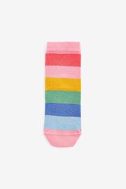 Pink 7 Pack Unicorn Cotton Rich Ankle Socks - Image 5 of 8