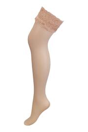 Pour Moi Natural Adore Lace 15 Denier Top Hold-Ups - Image 2 of 2