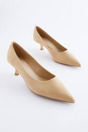 Camel Natural Regular/Wide Fit Forever Comfort® Kitten Heel Court Shoes - Image 1 of 7