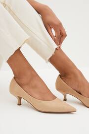 Camel Natural Regular/Wide Fit Forever Comfort® Kitten Heel Court Shoes - Image 2 of 7