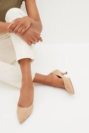 Camel Natural Regular/Wide Fit Forever Comfort® Kitten Heel Court Shoes - Image 3 of 7
