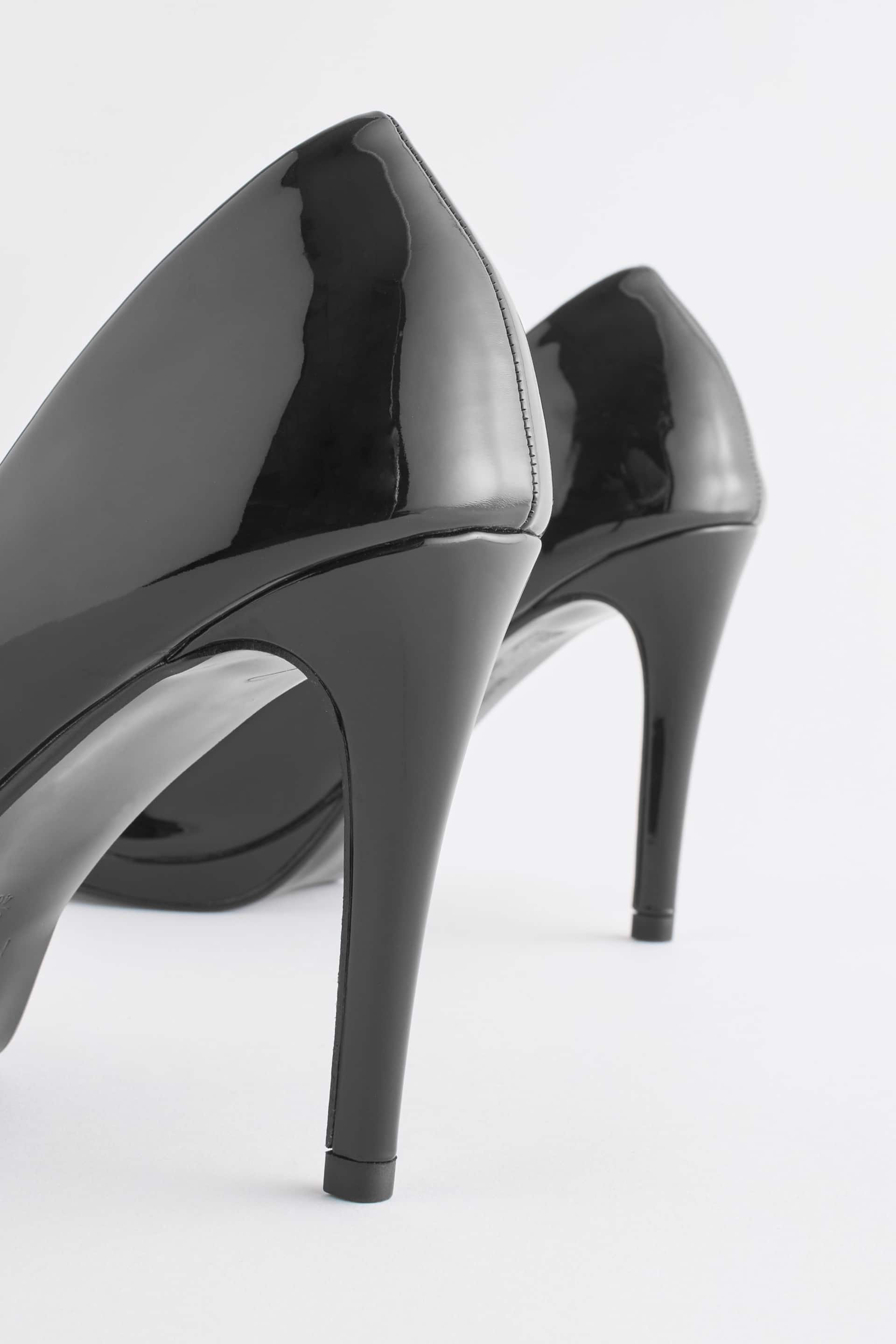 Black Regular/Wide Fit Forever Comfort® Platform Court Shoes - Image 7 of 7