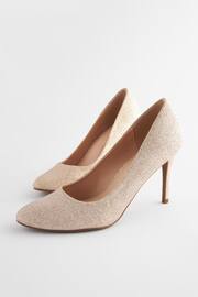 Gold Extra Wide Fit Forever Comfort® Round Toe Court Shoes - Image 2 of 5