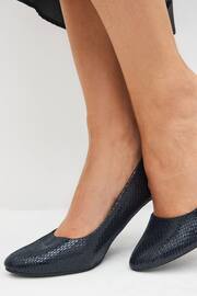 Navy Blue Extra Wide Fit Forever Comfort® Round Toe Court Shoes - Image 2 of 7