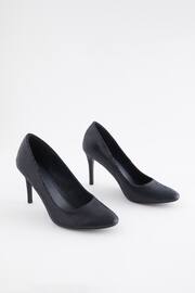 Navy Blue Extra Wide Fit Forever Comfort® Round Toe Court Shoes - Image 3 of 7