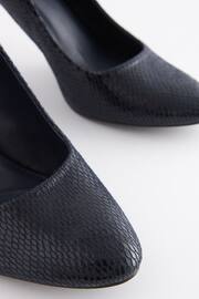 Navy Blue Extra Wide Fit Forever Comfort® Round Toe Court Shoes - Image 5 of 7