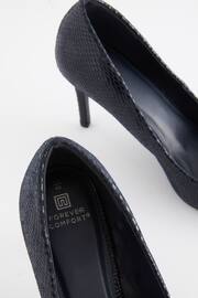 Navy Blue Extra Wide Fit Forever Comfort® Round Toe Court Shoes - Image 6 of 7