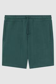Reiss Midnight Green Henry Garment Dye Jersey Shorts - Image 2 of 5