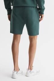 Reiss Midnight Green Henry Garment Dye Jersey Shorts - Image 5 of 5