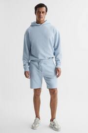 Reiss Ice Blue Henry Garment Dye Jersey Shorts - Image 3 of 5