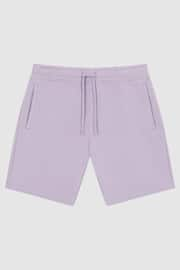 Reiss Lilac Henry Garment Dye Jersey Shorts - Image 2 of 5