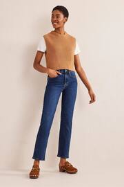 Boden Blue Mid Rise Slim Jeans - Image 3 of 6