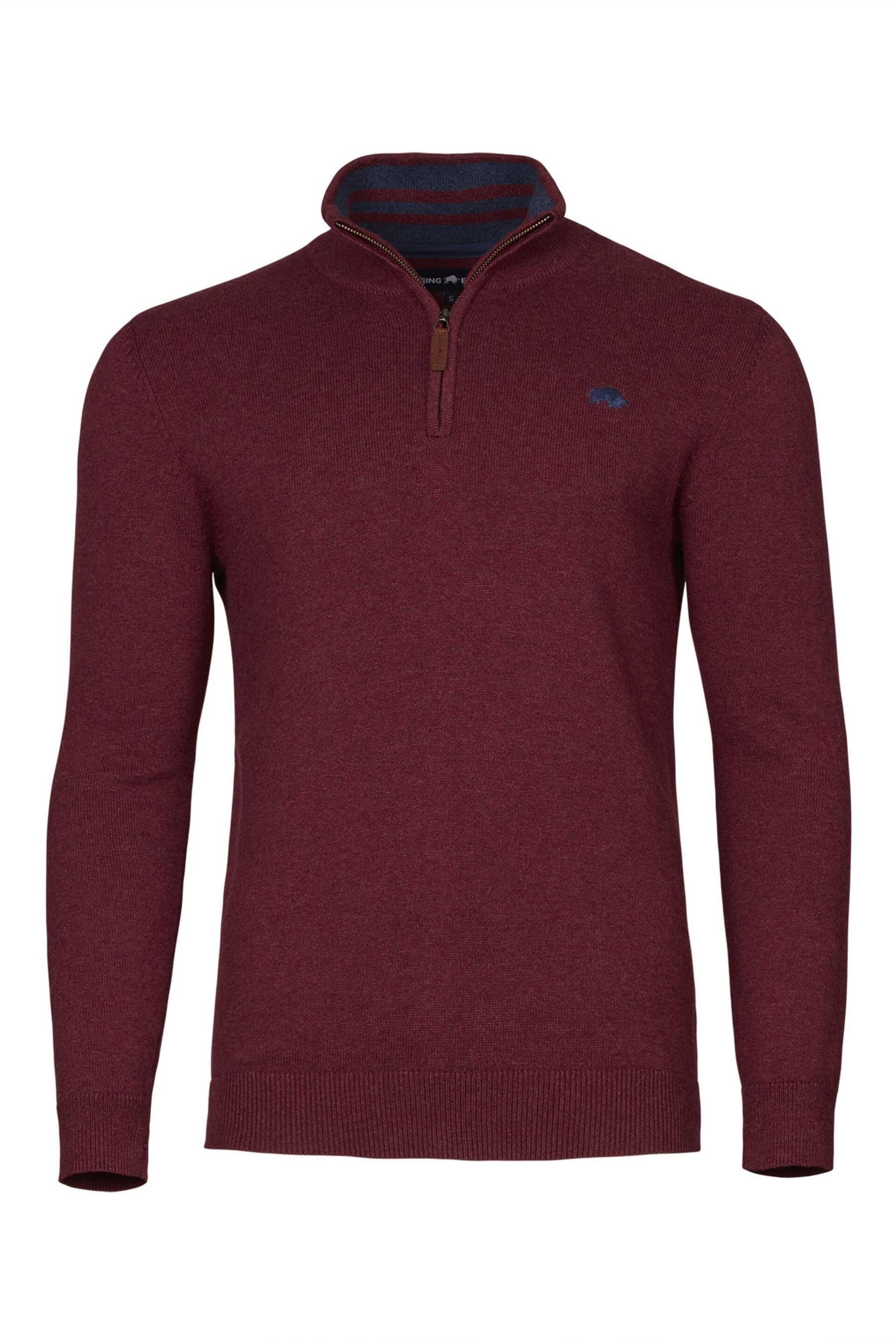 Raging Bull Classic Quarter Zip Sweat Top - Image 5 of 6