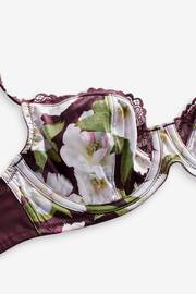 B by Ted Baker Satin Non Pad Underwired Plunge Bra - Image 8 of 8