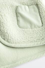 Mint Green Teddy Baby Cosy Fleece Borg Jacket - Image 6 of 6