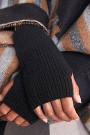Black Collection Luxe 30% Cashmere Handwarmer Gloves - Image 3 of 4