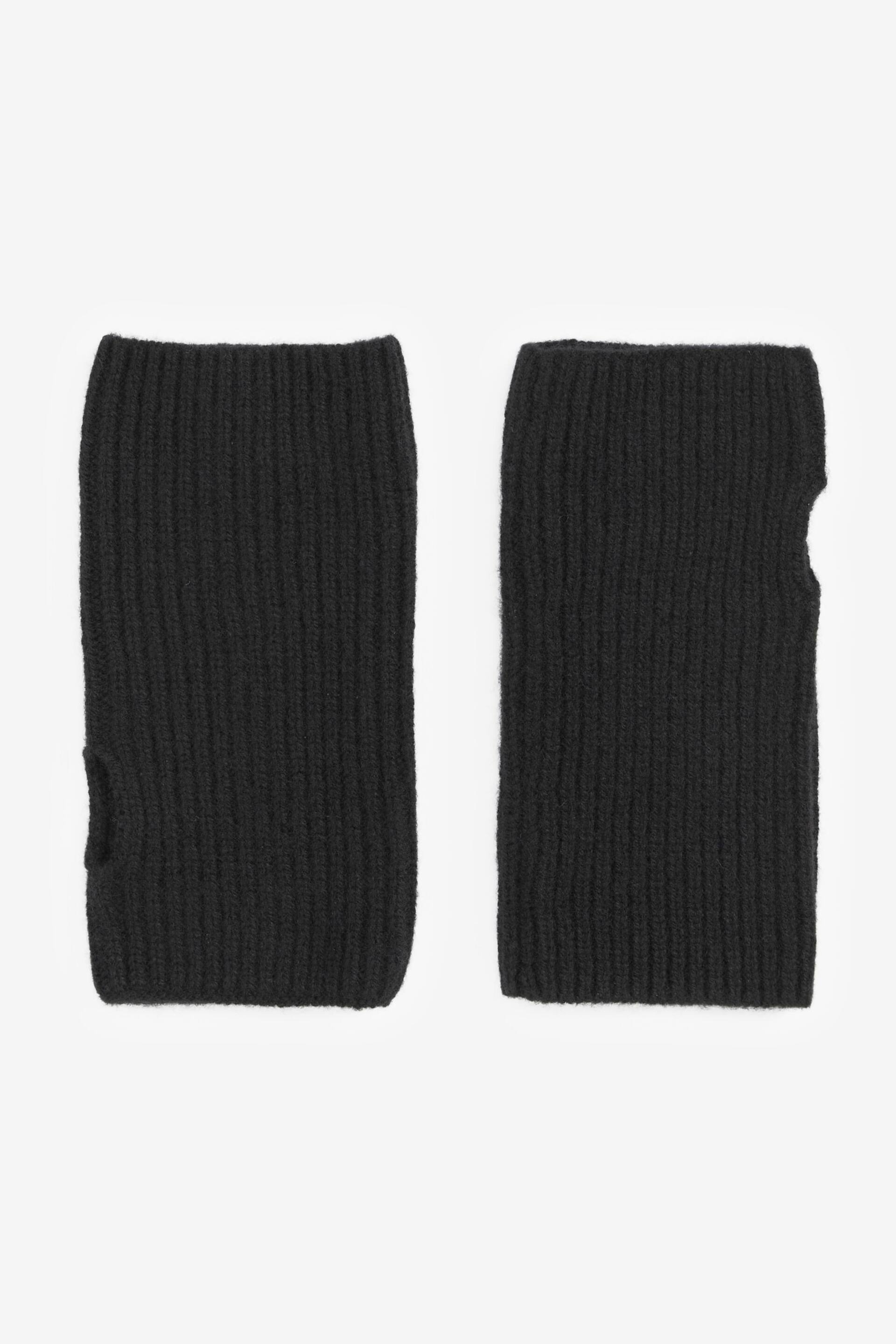 Black Collection Luxe 30% Cashmere Handwarmer Gloves - Image 4 of 4