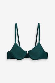 Pink/Green Push Up Pad Plunge Lace Bras 2 Pack - Image 4 of 5