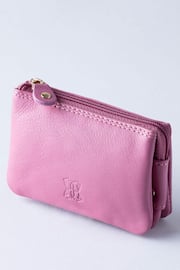 Lakeland Leather Mauve Pink Protected Leather Coin Purse - Image 1 of 4