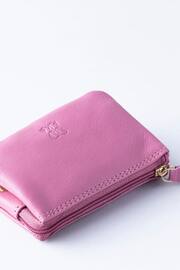 Lakeland Leather Mauve Pink Protected Leather Coin Purse - Image 3 of 4