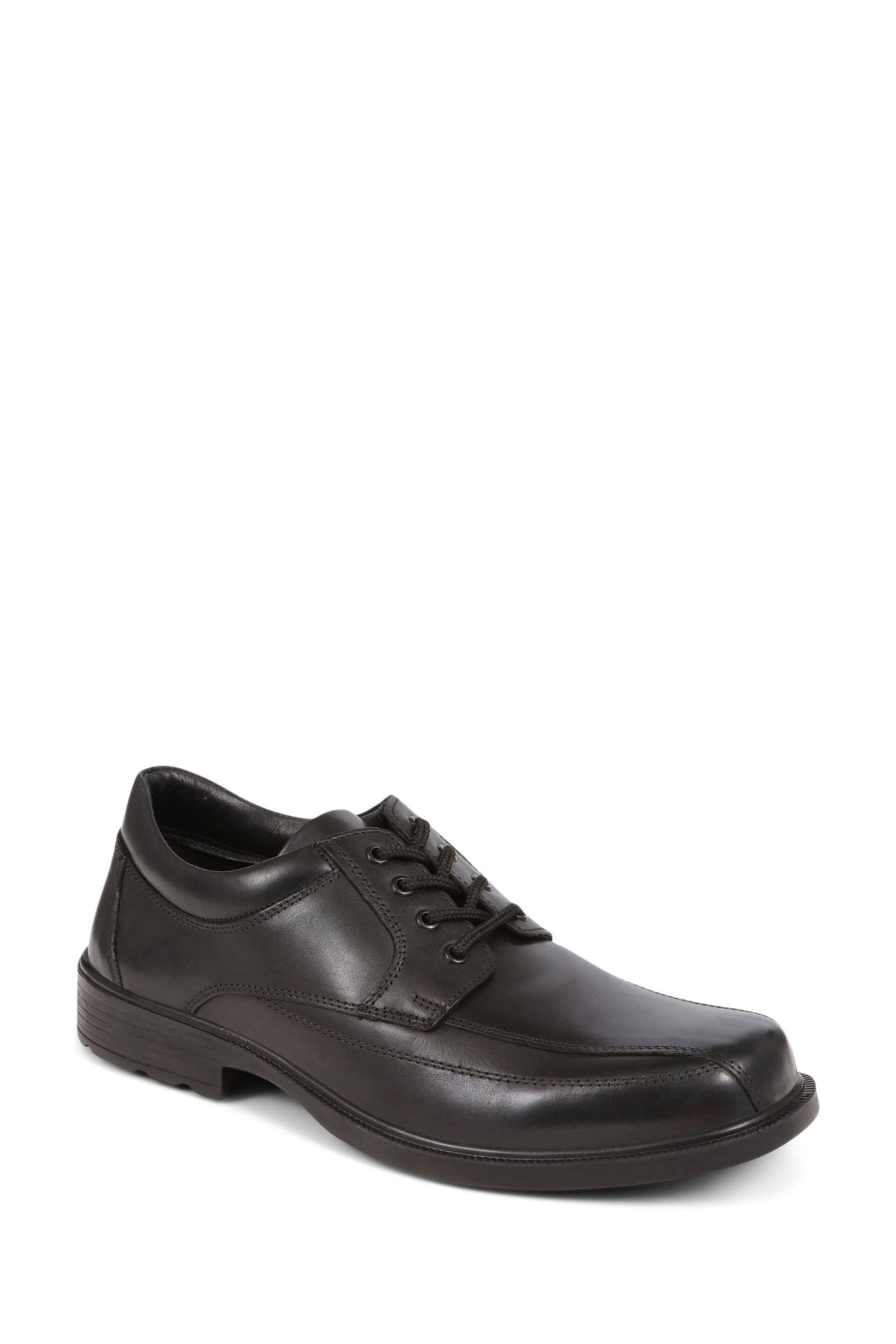 Pavers Lace-Up Smart Black Shoes - Image 1 of 5