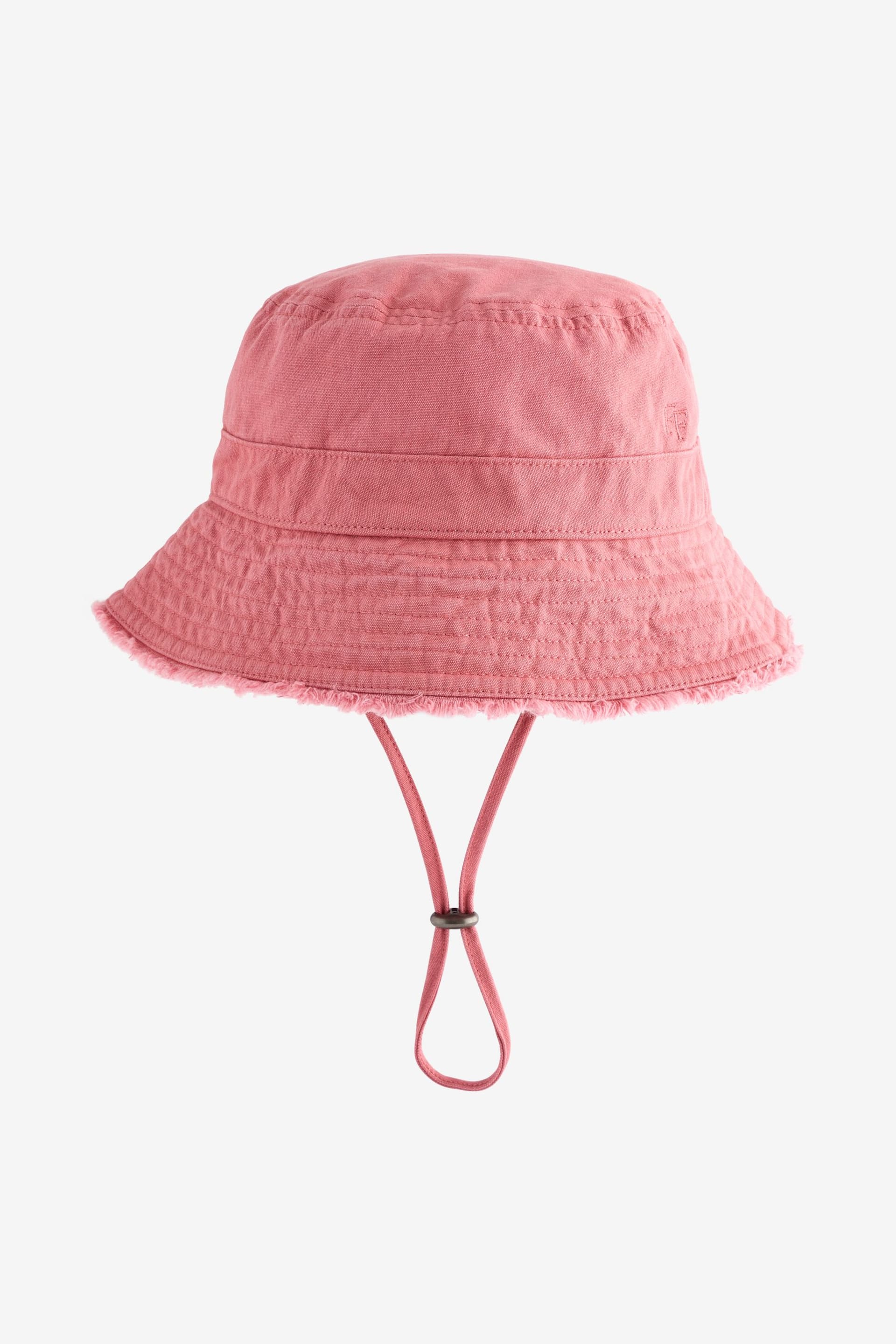FatFace Pink Brisbane Bucket Hat - Image 1 of 3