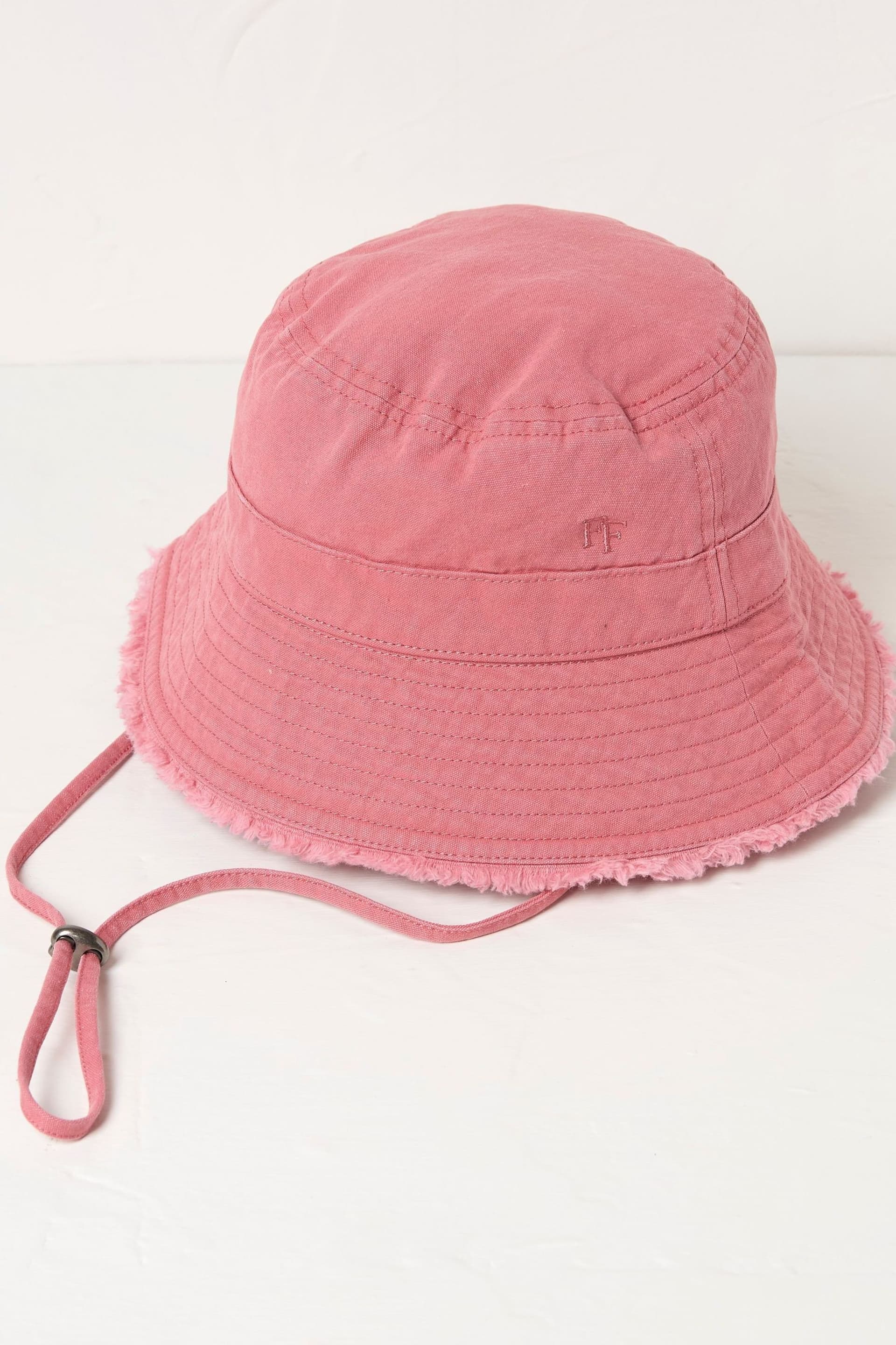 FatFace Pink Brisbane Bucket Hat - Image 2 of 3