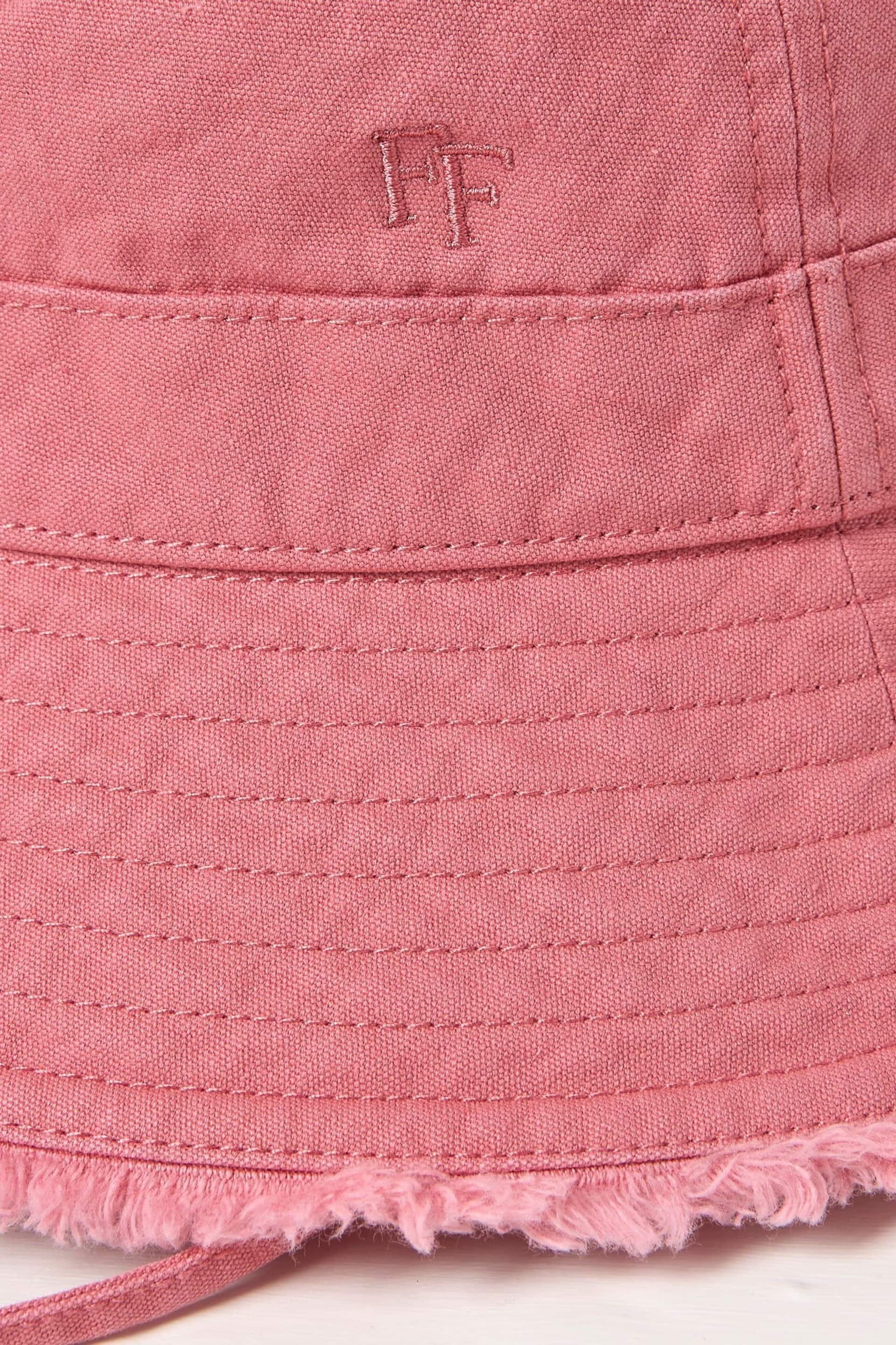 FatFace Pink Brisbane Bucket Hat - Image 3 of 3