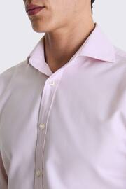 MOSS Pink Dobby Stretch Shirt - Image 2 of 3