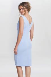 Gina Bacconi Blue Melissa Crepe Dress - Image 5 of 8