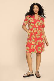 White Stuff Red Thea Jersey Dress - Image 1 of 7