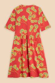 White Stuff Red Thea Jersey Dress - Image 6 of 7