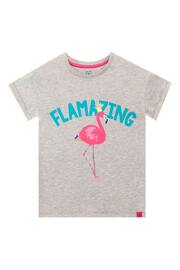 Harry Bear Grey Flamingo Short Pyjamas - Image 3 of 6