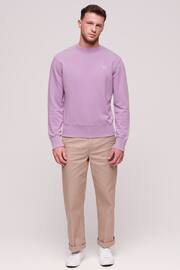 Superdry Purple Vintage Washed Sweatshirt - Image 2 of 3