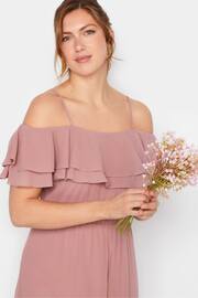 Long Tall Sally Pink Ruffle Maxi Dress - Image 4 of 4