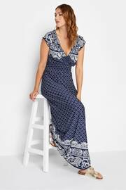 Long Tall Sally Blue Bardot Maxi Dress - Image 3 of 4