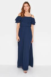 Long Tall Sally Blue Ruffle Maxi Dress - Image 1 of 4