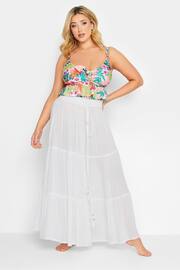 Yours Curve White Beach Skirt - Image 1 of 4